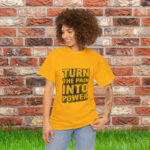 Yellow t shirt for ladies