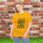 Yellow t shirt for ladies