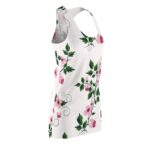 Pink White Floral Dress