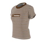 Brown and White Stripped Tshirt