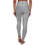 Gray Pattern High Waisted Yoga Pants