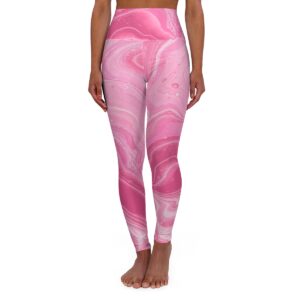 Pink Pattern Yoga Leggings