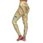 3D Pattern Yellow Yoga Pants