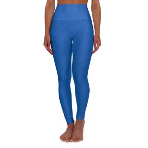 Saxy Texture Royal Blue Yoga Pants