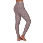 Rug fabric Brown Yoga Pants