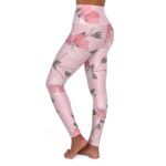 Pink Floral Yoga Pants