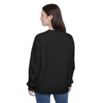 Black Drop Shoulder Sweatshirt with Graphics