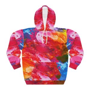 Acrylic Hand Painted Pullover Hoodie