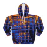 Mix Color Distortion Glitch Effect Pullover Hoodie