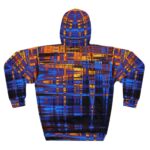 Mix Color Distortion Glitch Effect Pullover Hoodie